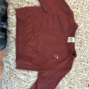 Gymshark Maroon Crop Top